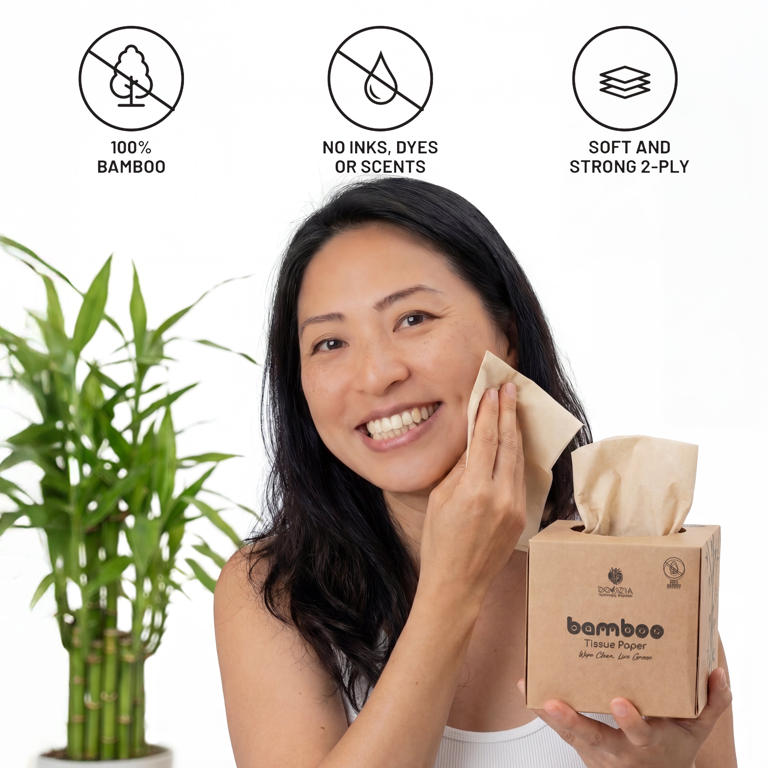 Bamboo Facial Tissue